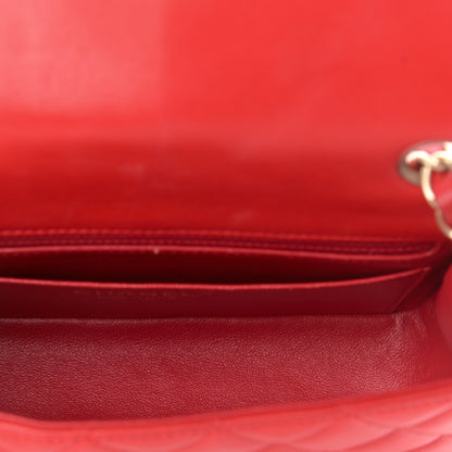 Chanel Lambskin Quilted Mini Rectangular Flap Red 5 of 11