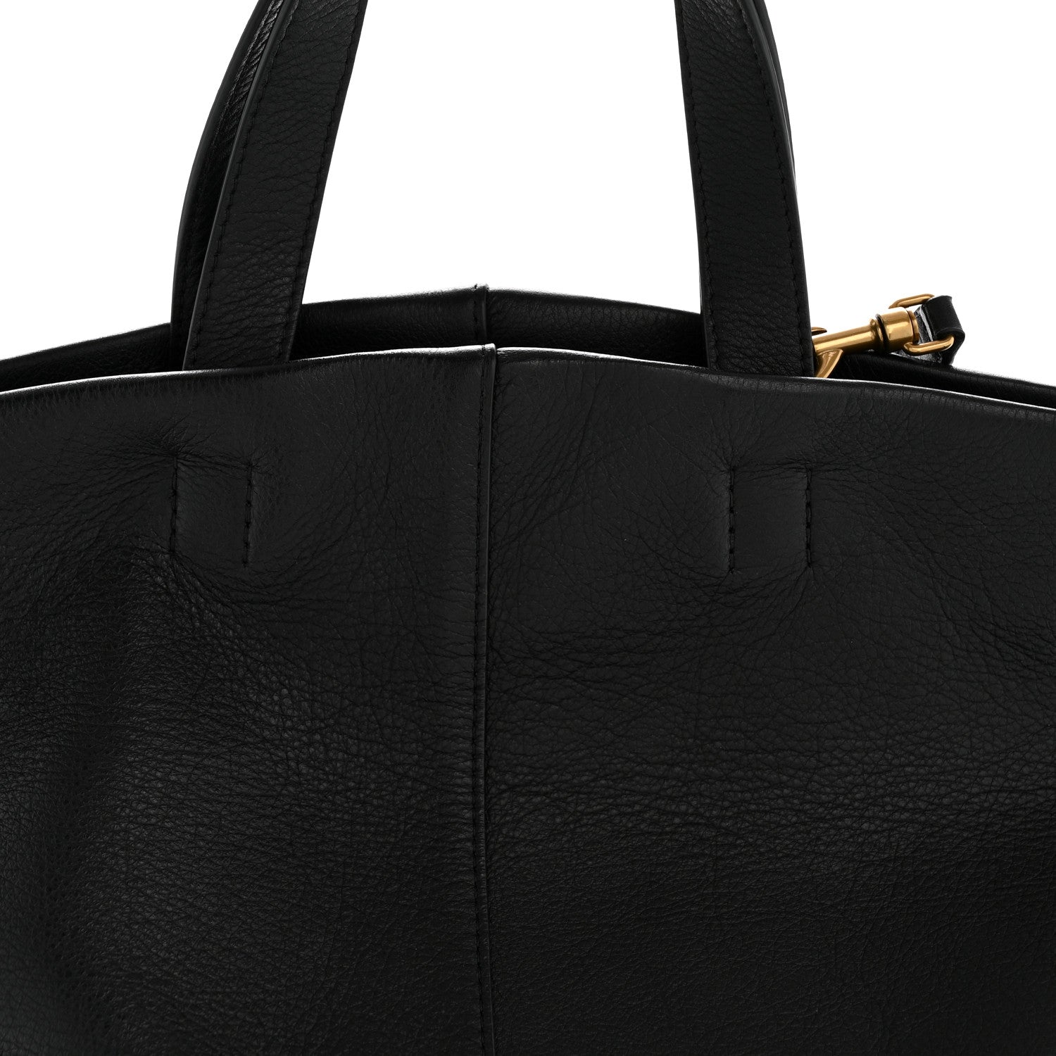 Mansur Gavriel Calfskin Mini Tulipano Bag Black 7 of 12