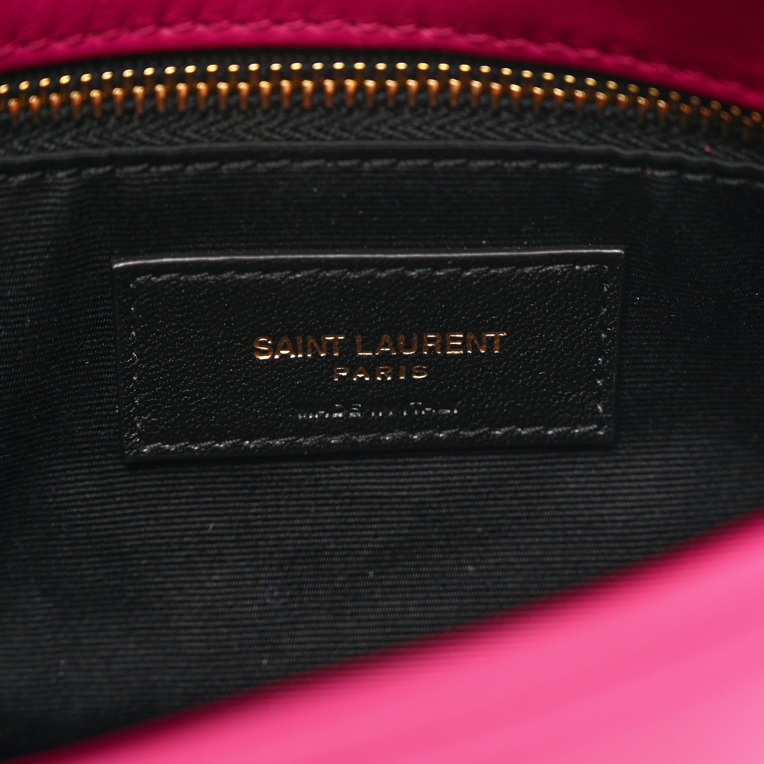 Saint Laurent Lambskin Quilted Toy Loulou Puffer Monogram Chain Satchel Bubblegum 7 of 9