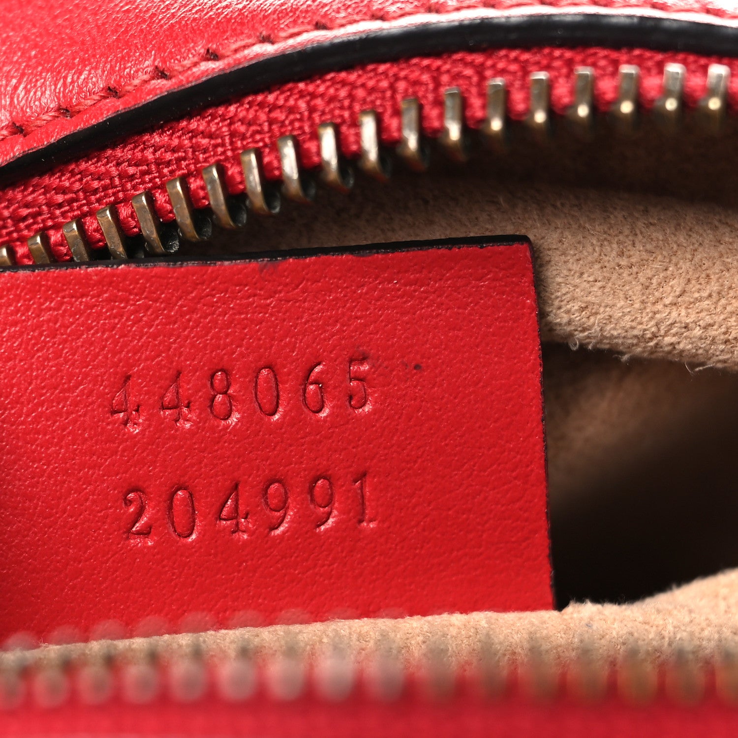 Gucci Calfskin Matelasse Mini GG Marmont Chain Shoulder Bag Hibiscus Red 7 of 10