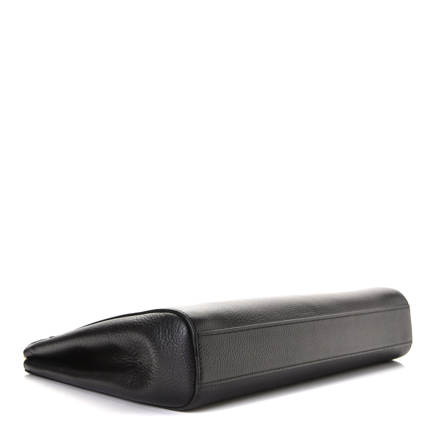 Grained Calfskin Large Neo Executive Cosmetic Case Black