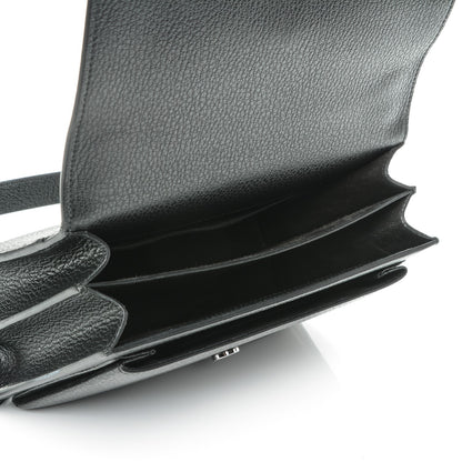 Saint Laurent Grained Calfskin Medium Monogram Sunset Black 5 of 6
