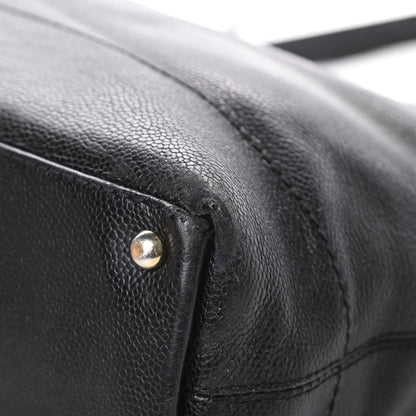 Chanel Caviar CC Tote Black 11 of 16