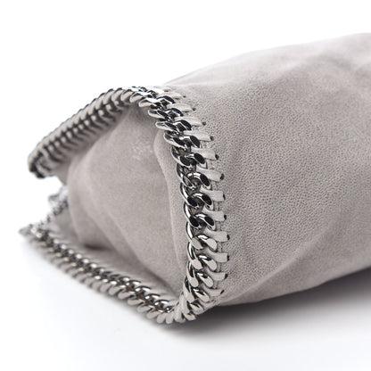 Stella McCartney Shaggy Deer Mini Falabella Fold Over Tote Light Grey 8 of 10