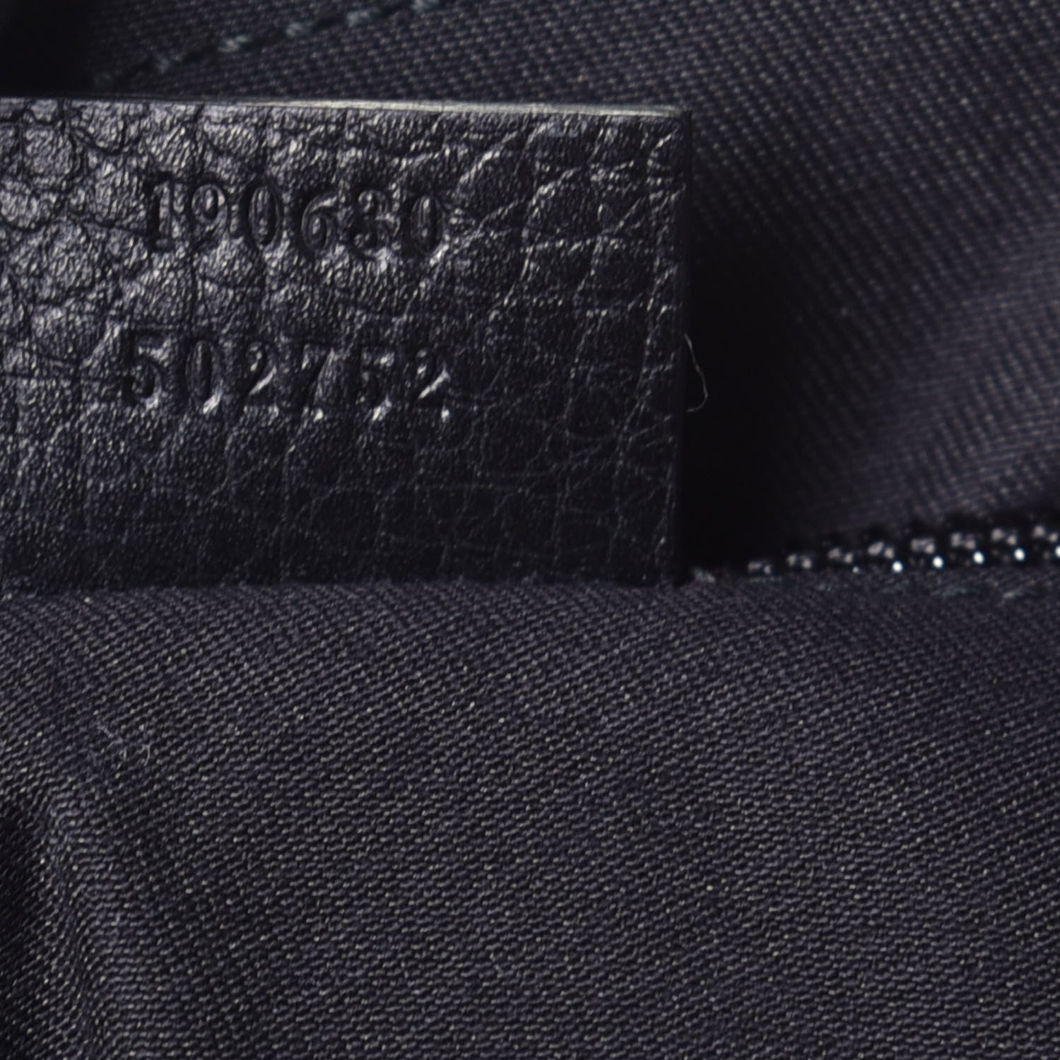 Gucci Nylon Monogram Executive Bag Black 6 of 9