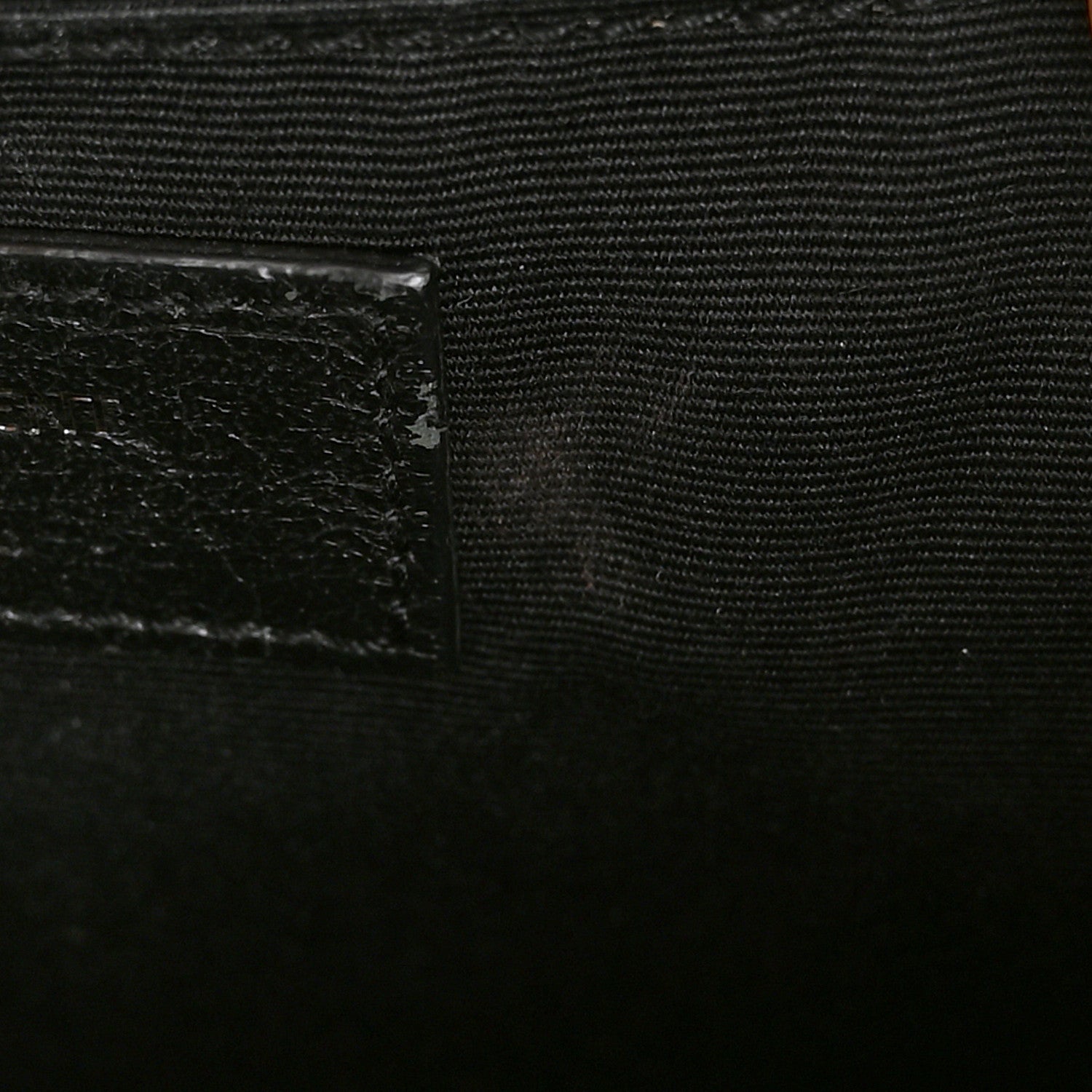 Saint Laurent Calfskin Matelasse Monogram Lou Camera Bag Black 11 of 13