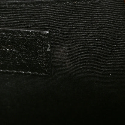 Saint Laurent Calfskin Matelasse Monogram Lou Camera Bag Black 11 of 13