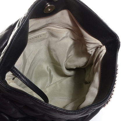 Chanel Washed Lambskin Chain Around Hobo Black 5 of 7