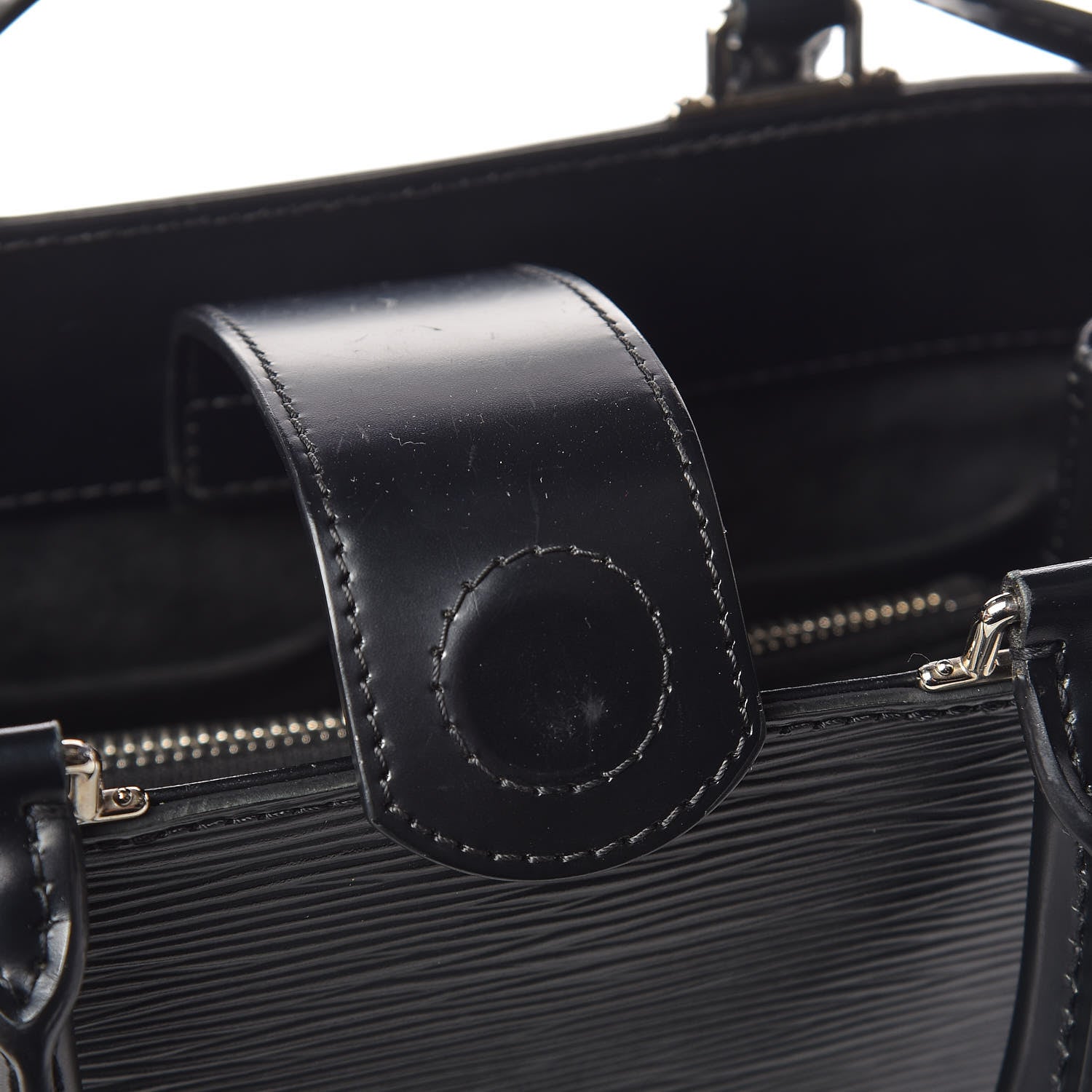 Louis Vuitton Epi Kleber PM Black 13 of 15