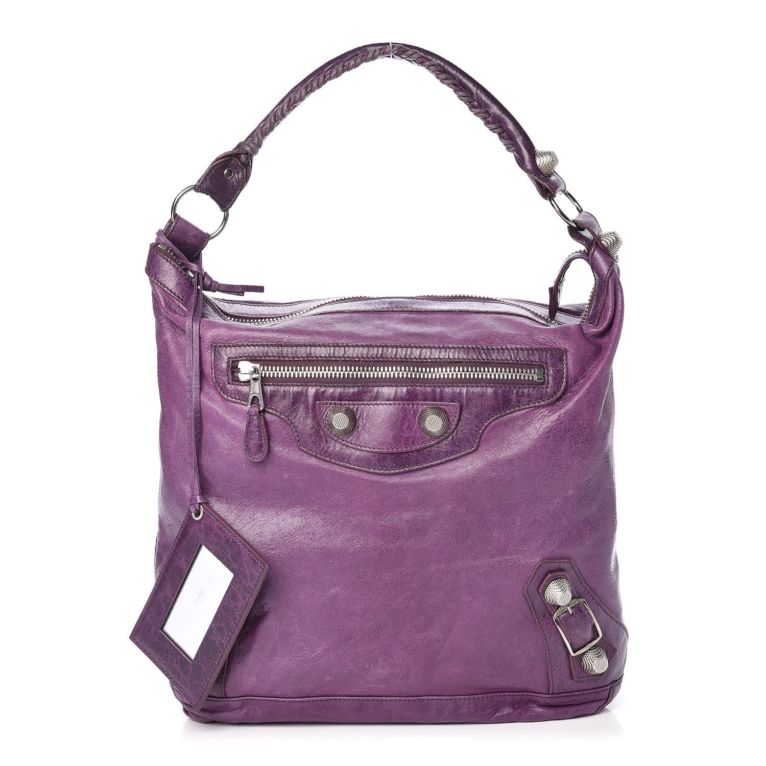 Balenciaga Agneau Giant 21 Silver Hardware Day Hobo Raisin 1 of 11