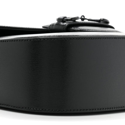 Gucci Azalea Calfskin Web Monochrome Horsebit 1955 Shoulder Bag Black 9 of 10