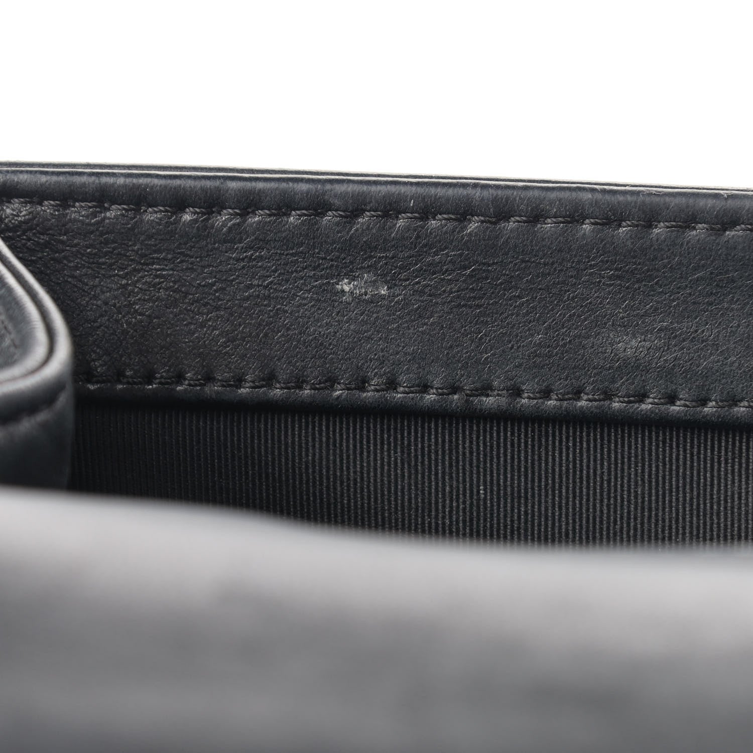 Chanel Lambskin Quilted Large Boy Flap Black 13 of 25