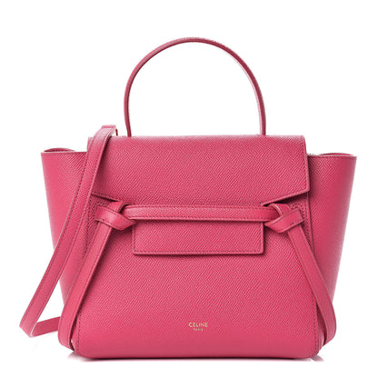 Celine Grained Calfskin Nano Belt Bag Pink 1 of 9