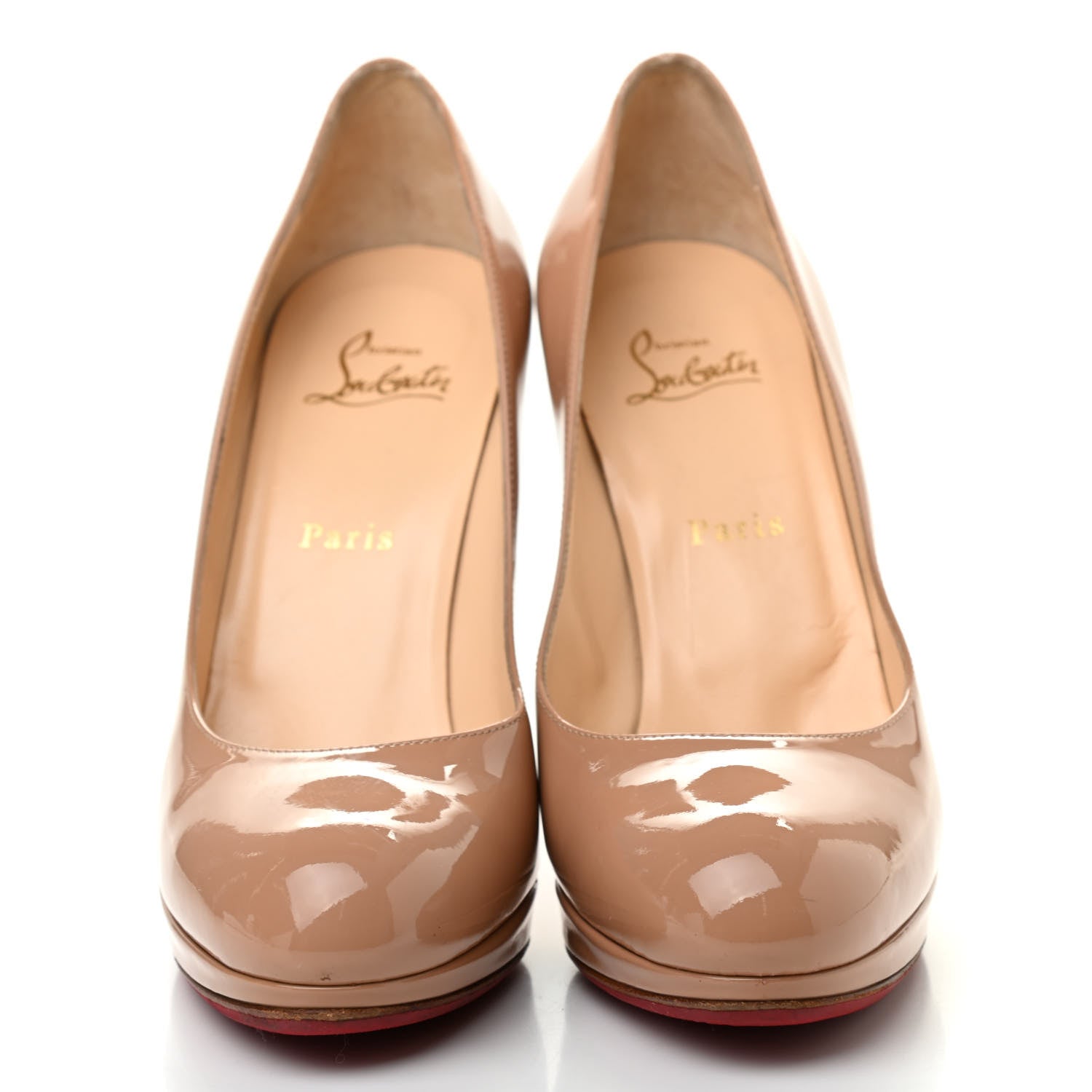 Christian Louboutin Patent New Simple 120 Pumps 39 Nude 2 of 10