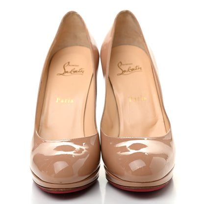 Christian Louboutin Patent New Simple 120 Pumps 39 Nude 2 of 10