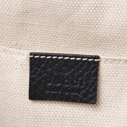 Gucci Pebbled Calfskin Soho Chain Backpack Black 6 of 10