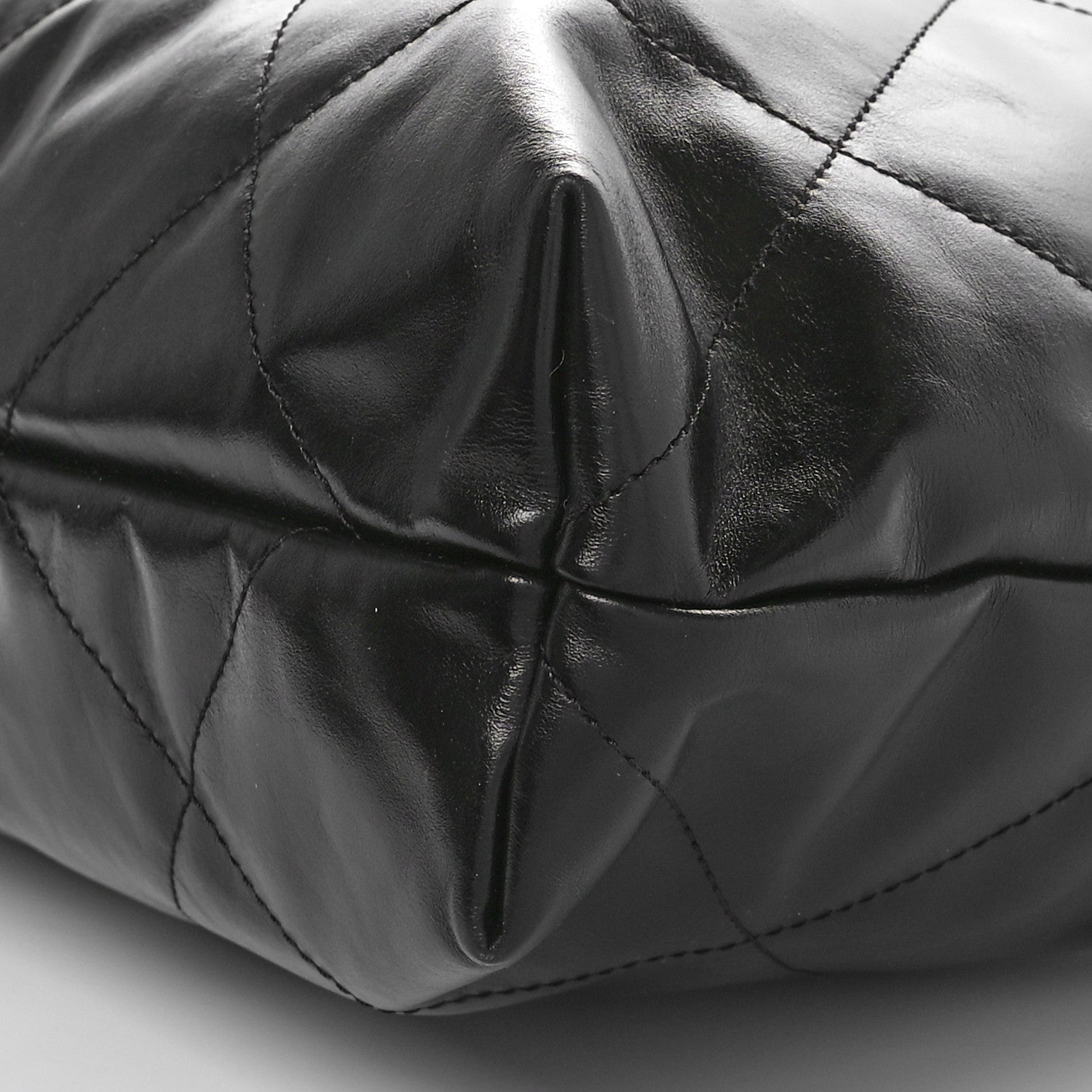 Chanel Shiny Calfskin Quilted Chanel 22 Black 11 of 11