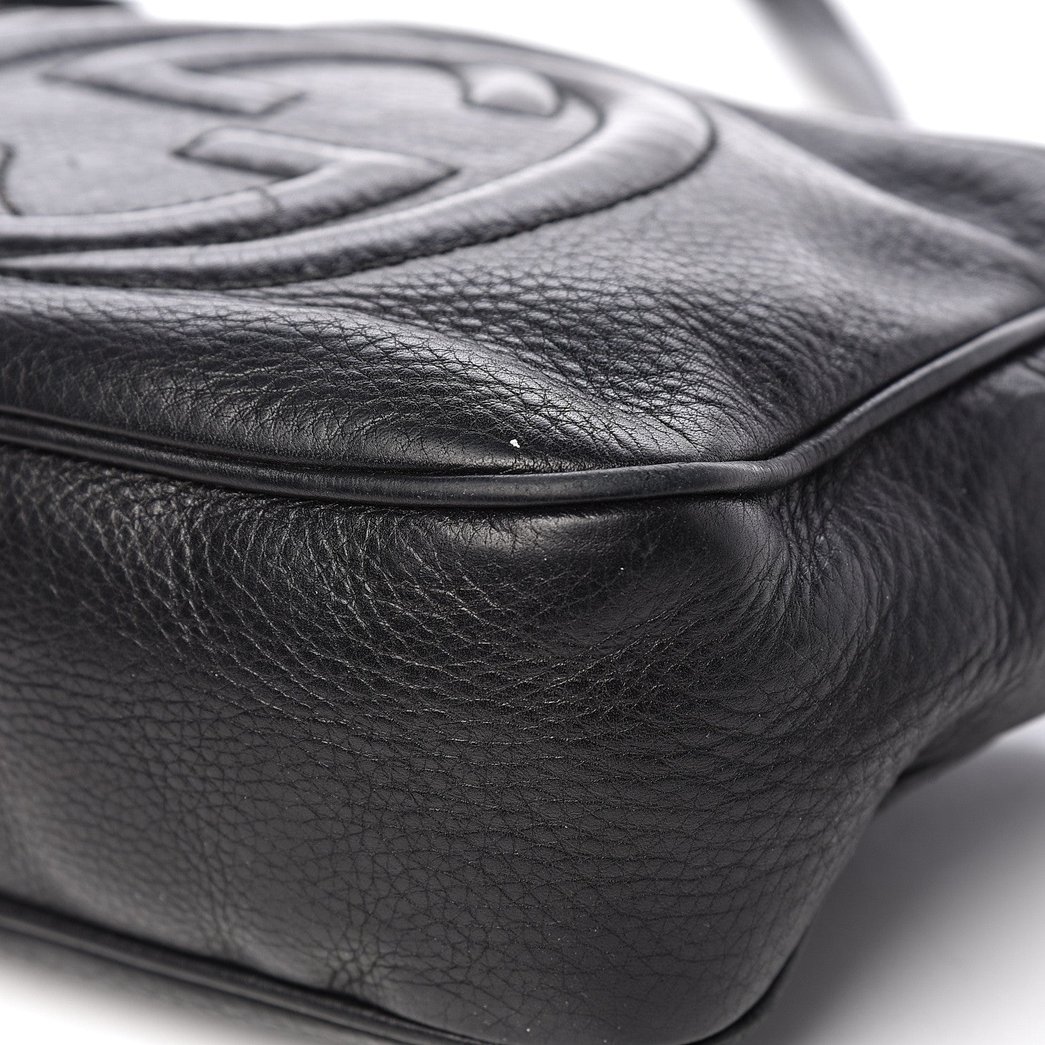 Gucci Pebbled Calfskin Small Soho Disco Bag Black 6 of 18