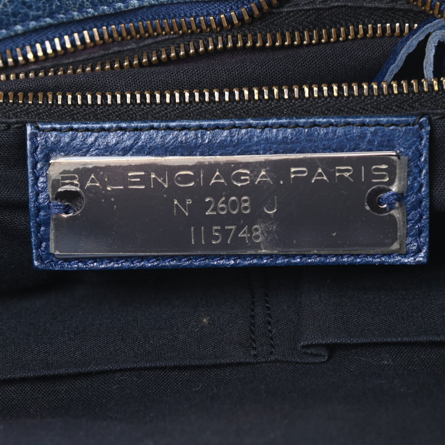Balenciaga Agneau Classic Hardware City Bleu Mineral 6 of 22