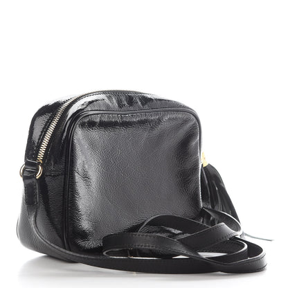 Gucci Soft Patent Small Soho Disco Bag Black 3 of 11