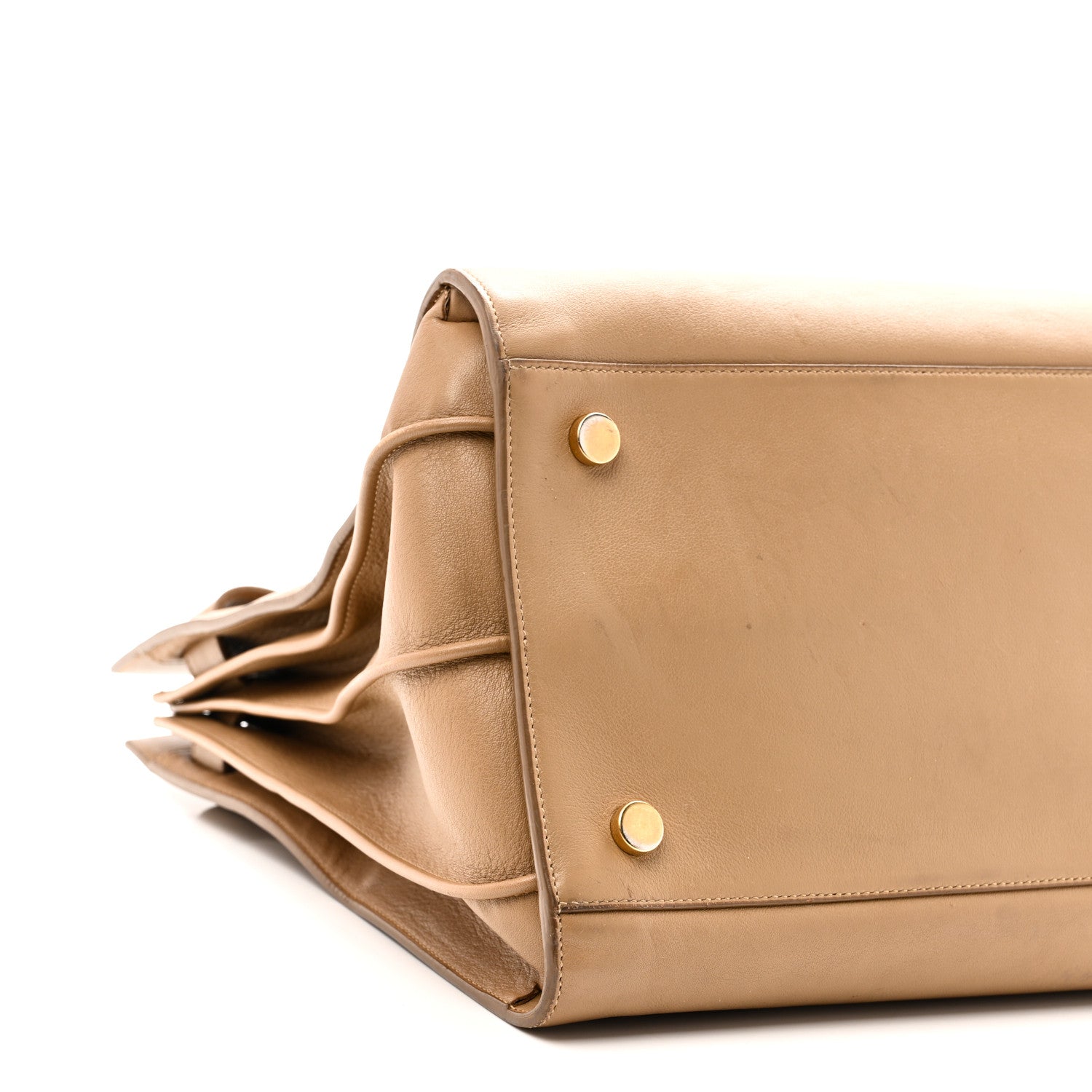Saint Laurent Calfskin Large Sac de Jour Carryall Tan 8 of 9