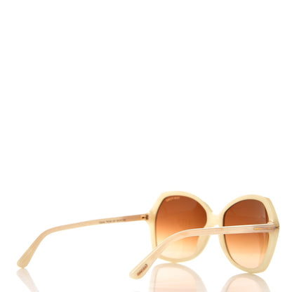 Tom Ford Carola Sunglasses TF328 White Pearl 8 of 8