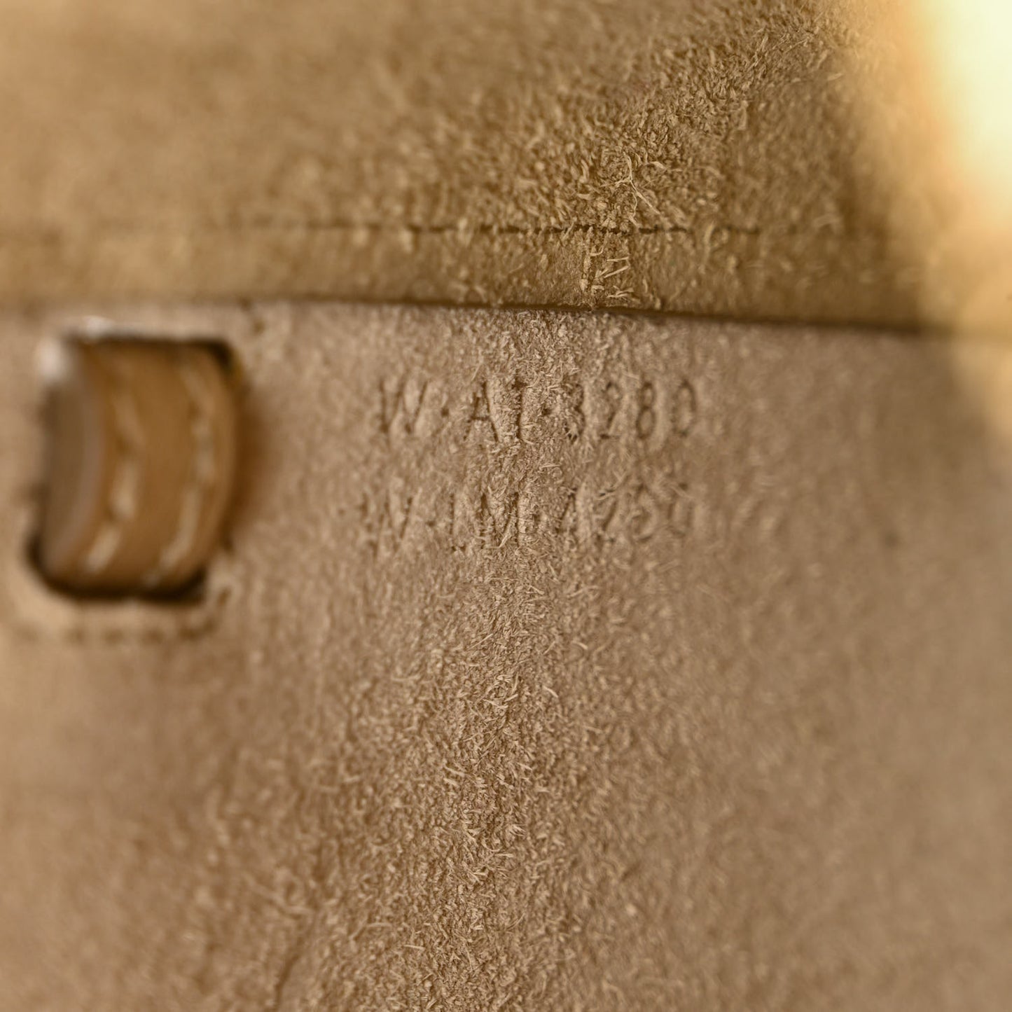 Grained Calfskin Pico Belt Bag Light Taupe