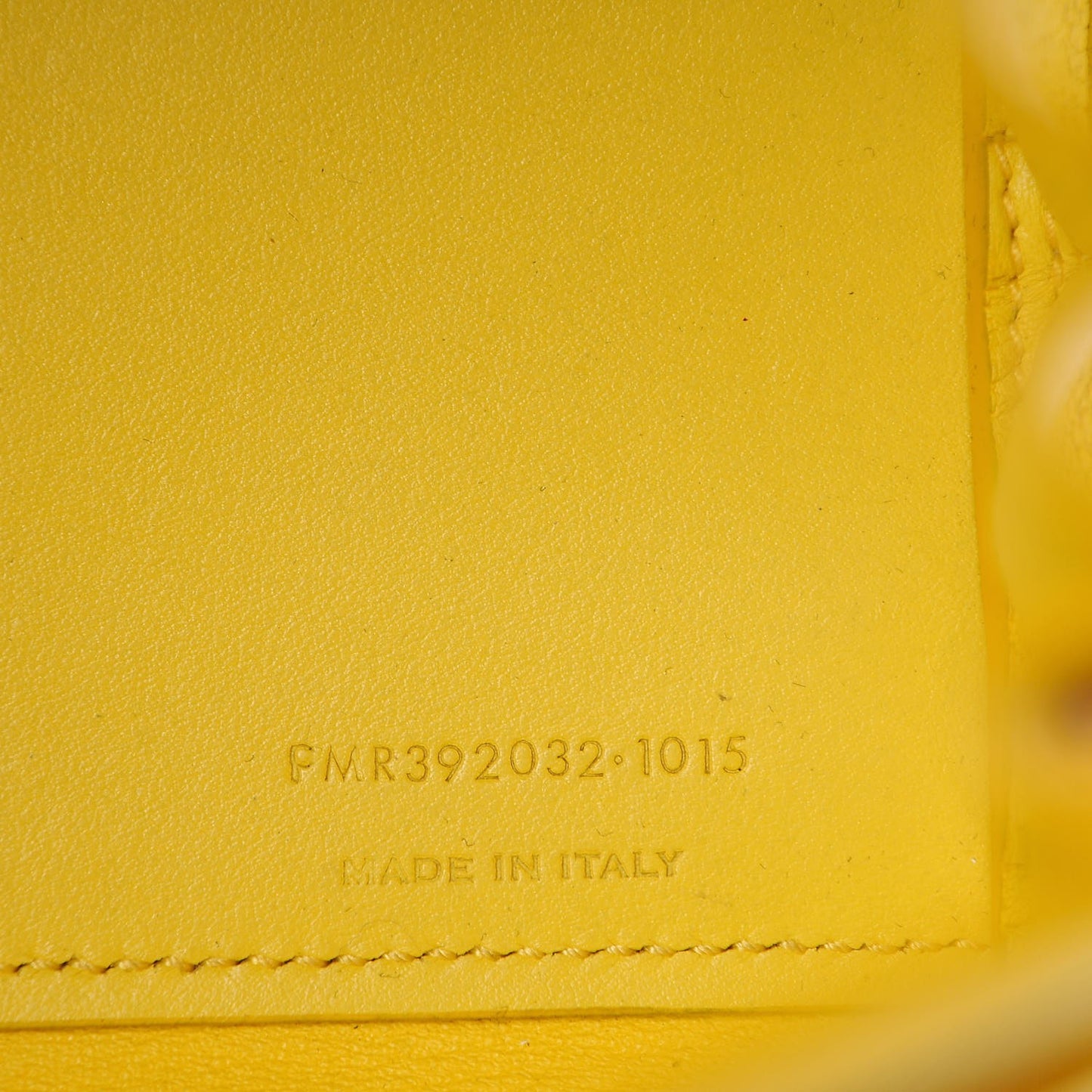Grained Calfskin Baby Sac De Jour Yellow