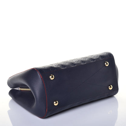 Louis Vuitton Empreinte Montaigne MM Marine Rouge 4 of 8