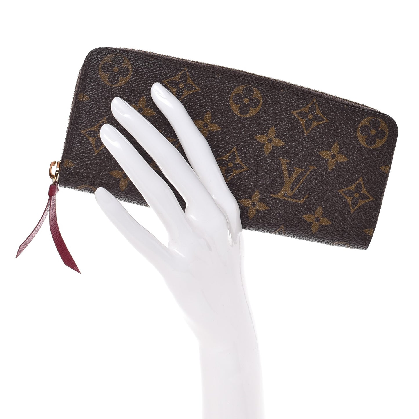 Monogram Clemence Wallet Fuchsia
