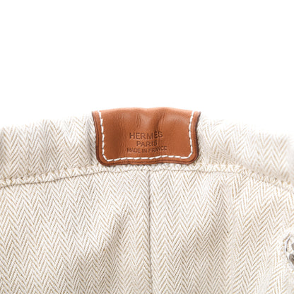 Hermes Canvas Barenia Fourbi 25 MM Pouch Naturel Fauve 5 of 9
