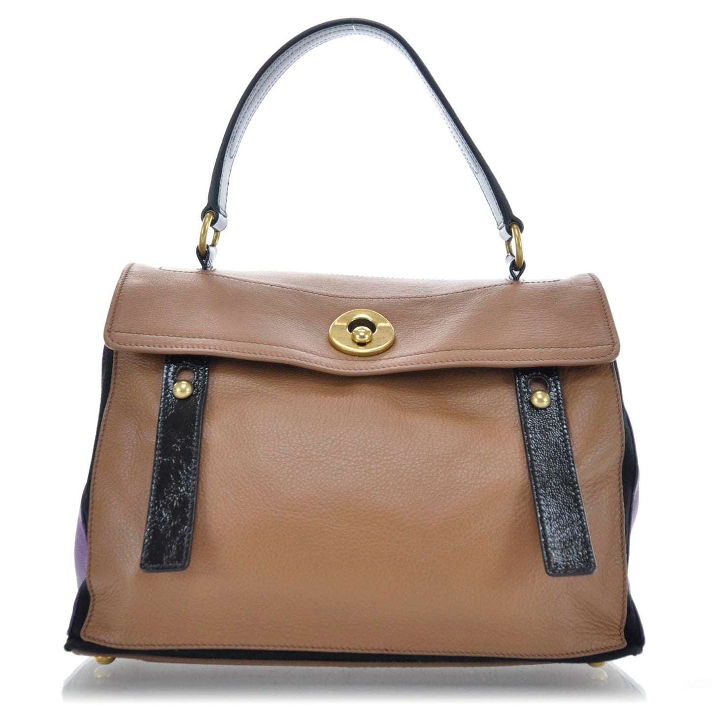 Leather Medium Colorblock Muse Two