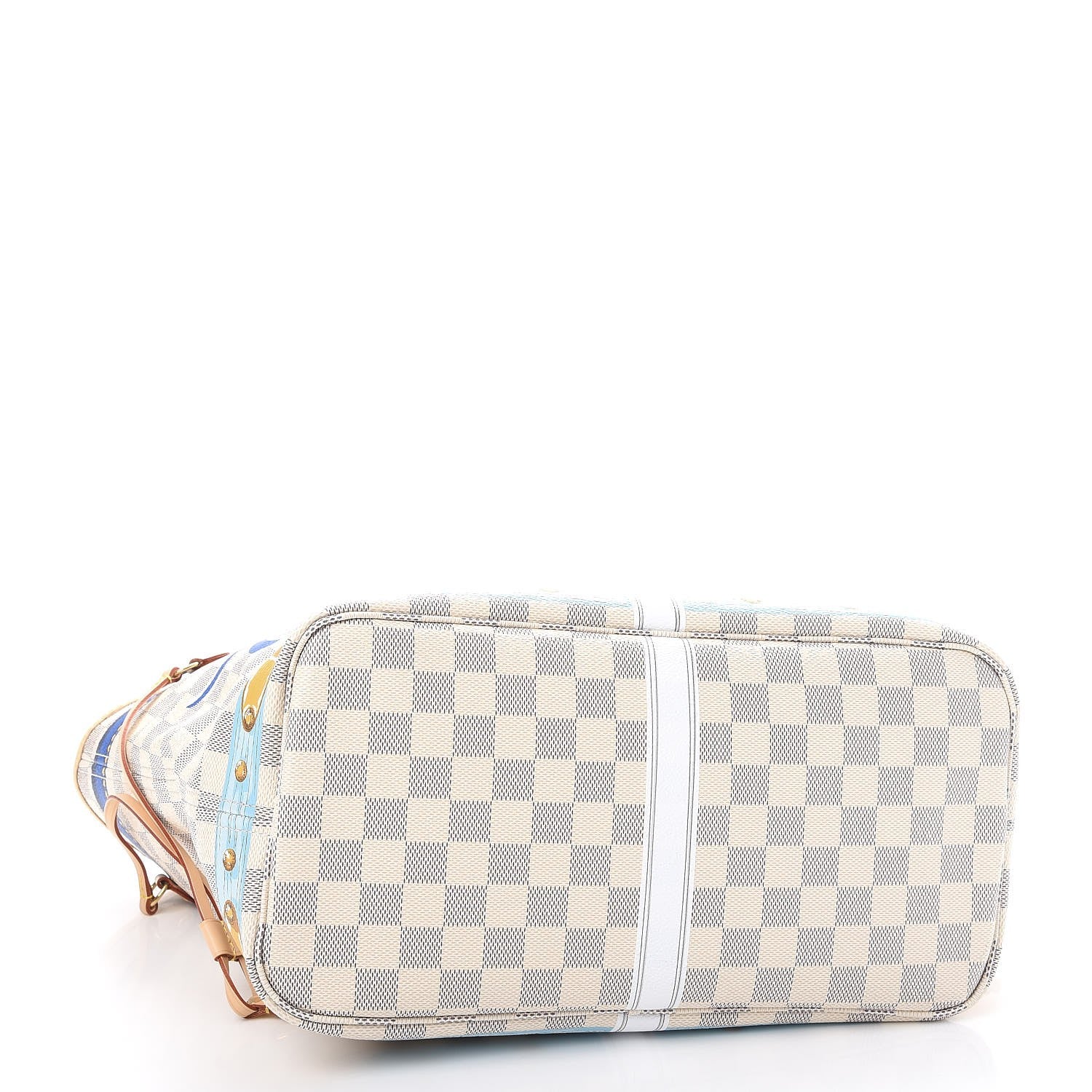 Louis Vuitton Damier Azur Summer Trunks Capri Neverfull MM 5 of 9