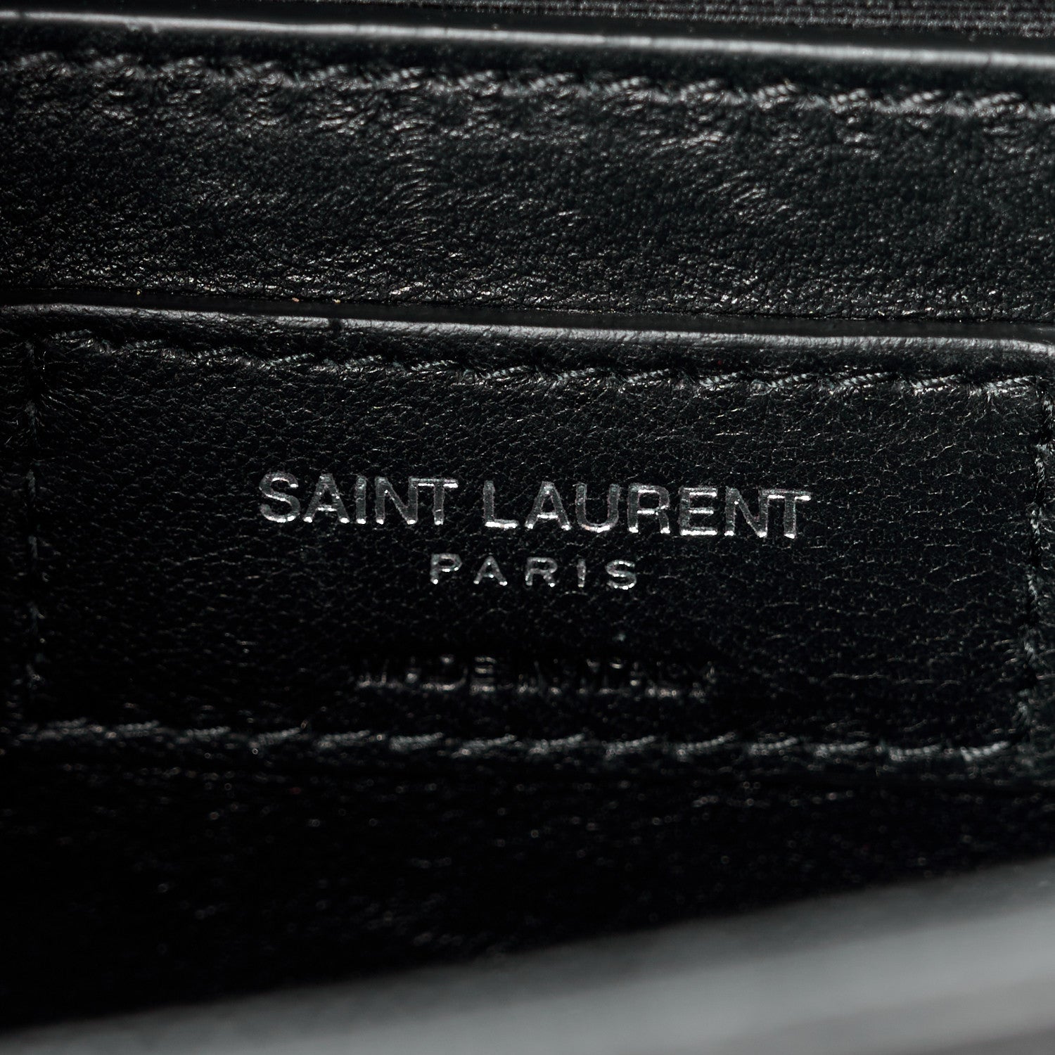 Saint Laurent SAINT LAURENT Grain De Poudre Medium Classic Monogram Kate Tassel Satchel Black 7 of 11