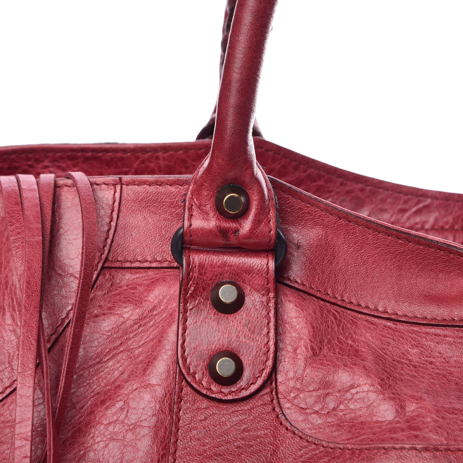Balenciaga Agneau Classic Hardware Part Time Pourpre 14 of 14