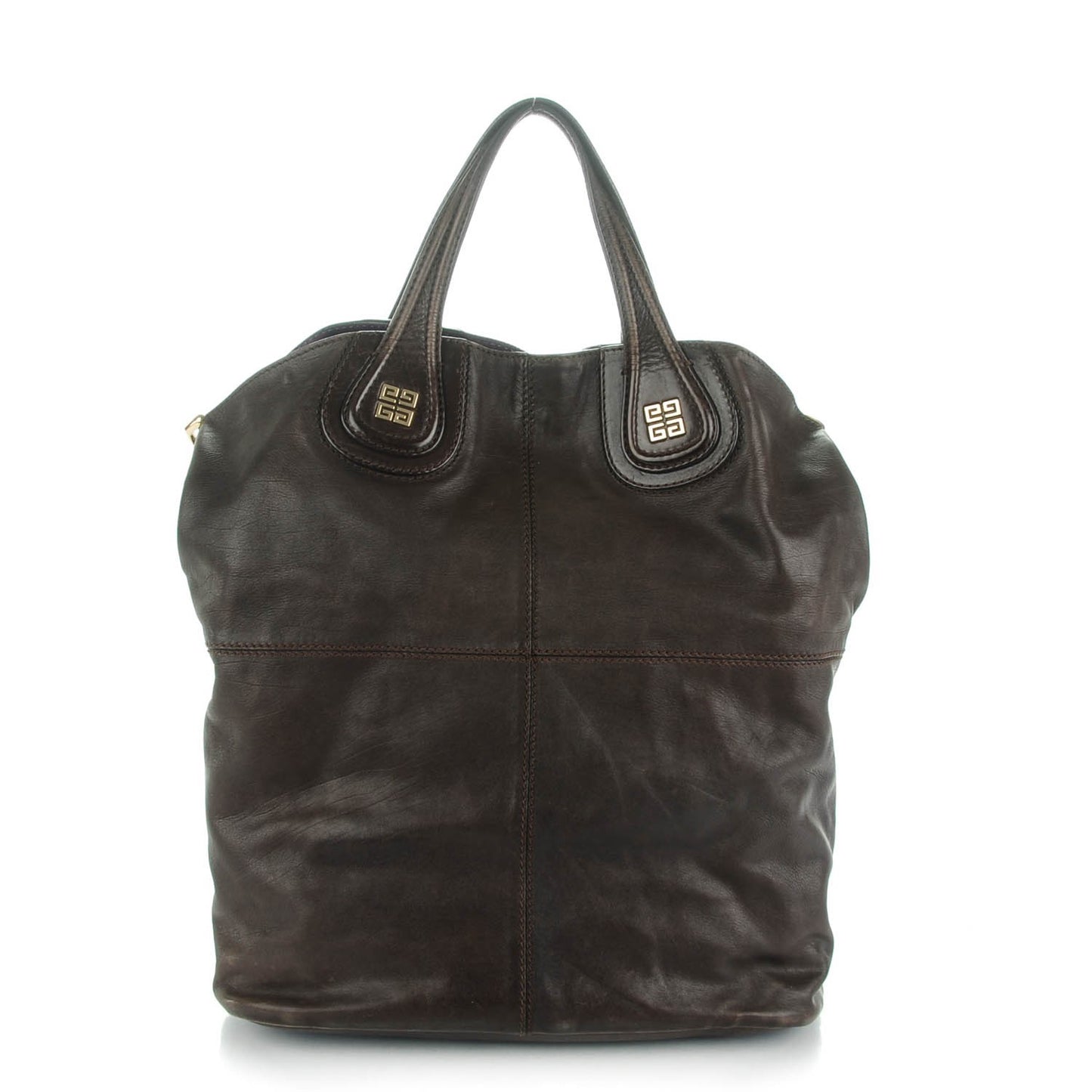 Lambskin North South Nightingale Dark Brown