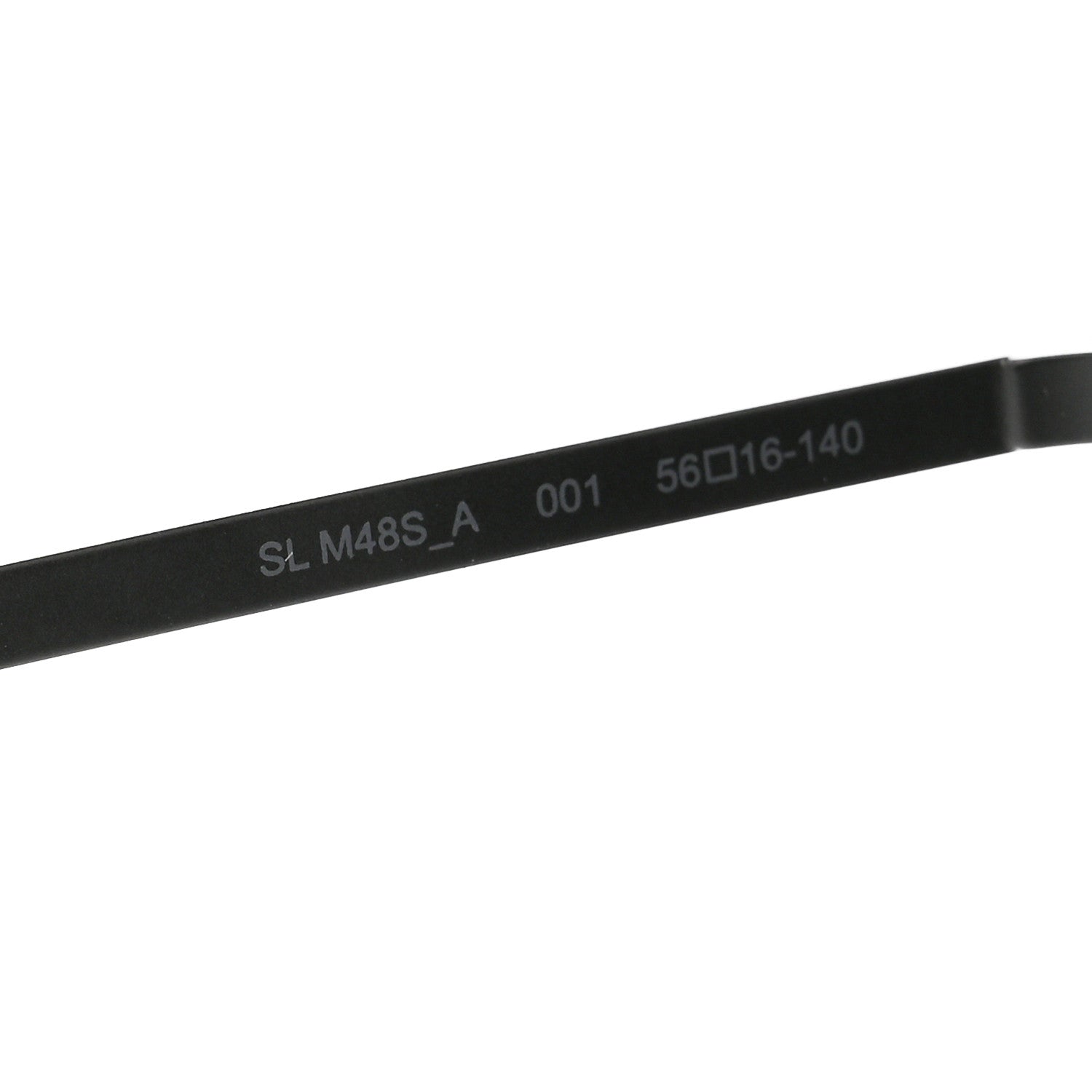 Saint Laurent Square Acetate Metal SLM48S Sunglasses Black 5 of 7