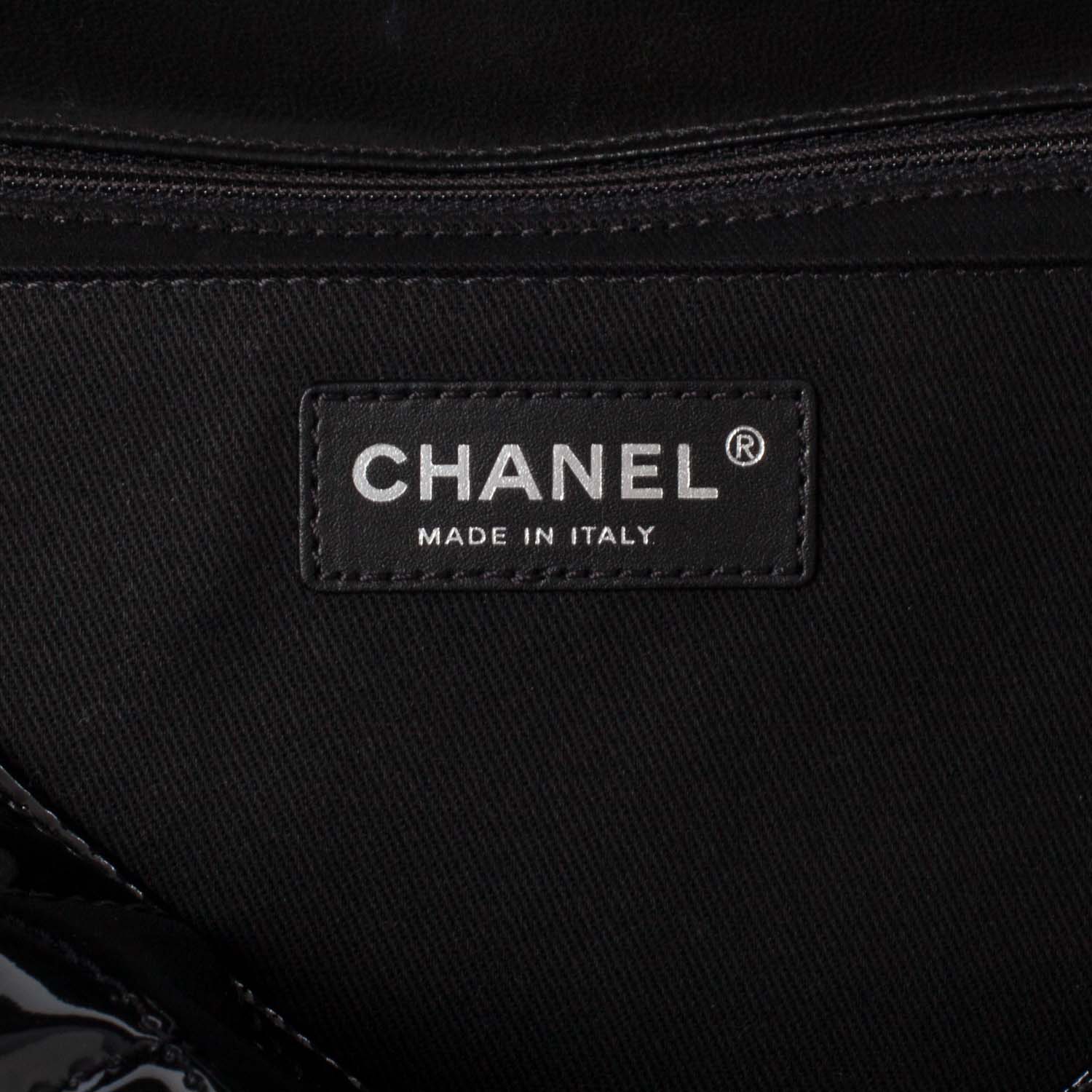 Chanel Vinyl Quilted In the Business Flap Bag Black 8 of 11