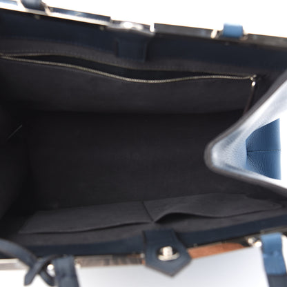 Fendi Vitello Bi-Color Large 3Jours Tote Lavagna Cobalto 5 of 9