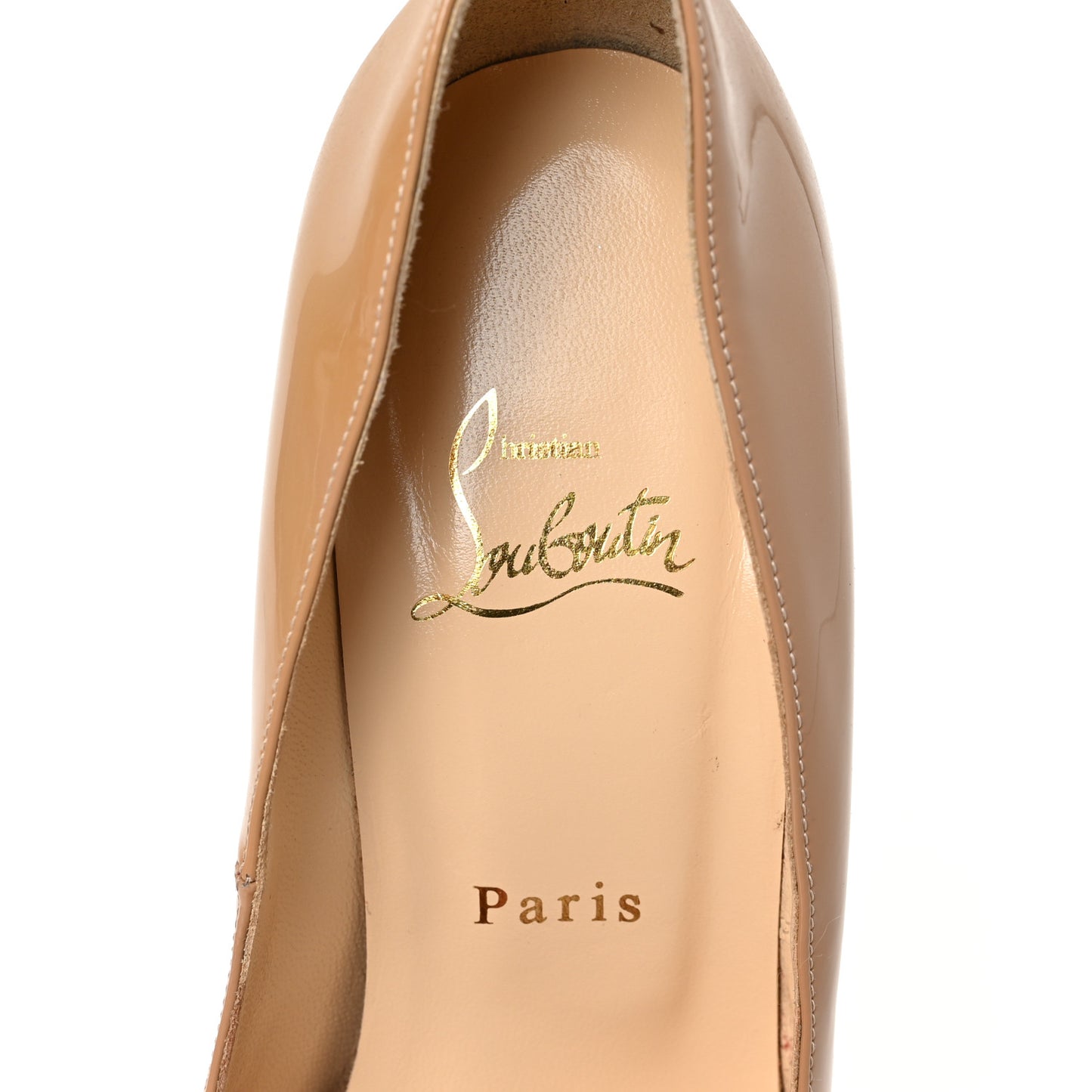 Patent Daffodile Peep Toe 160 Pumps 39 Nude