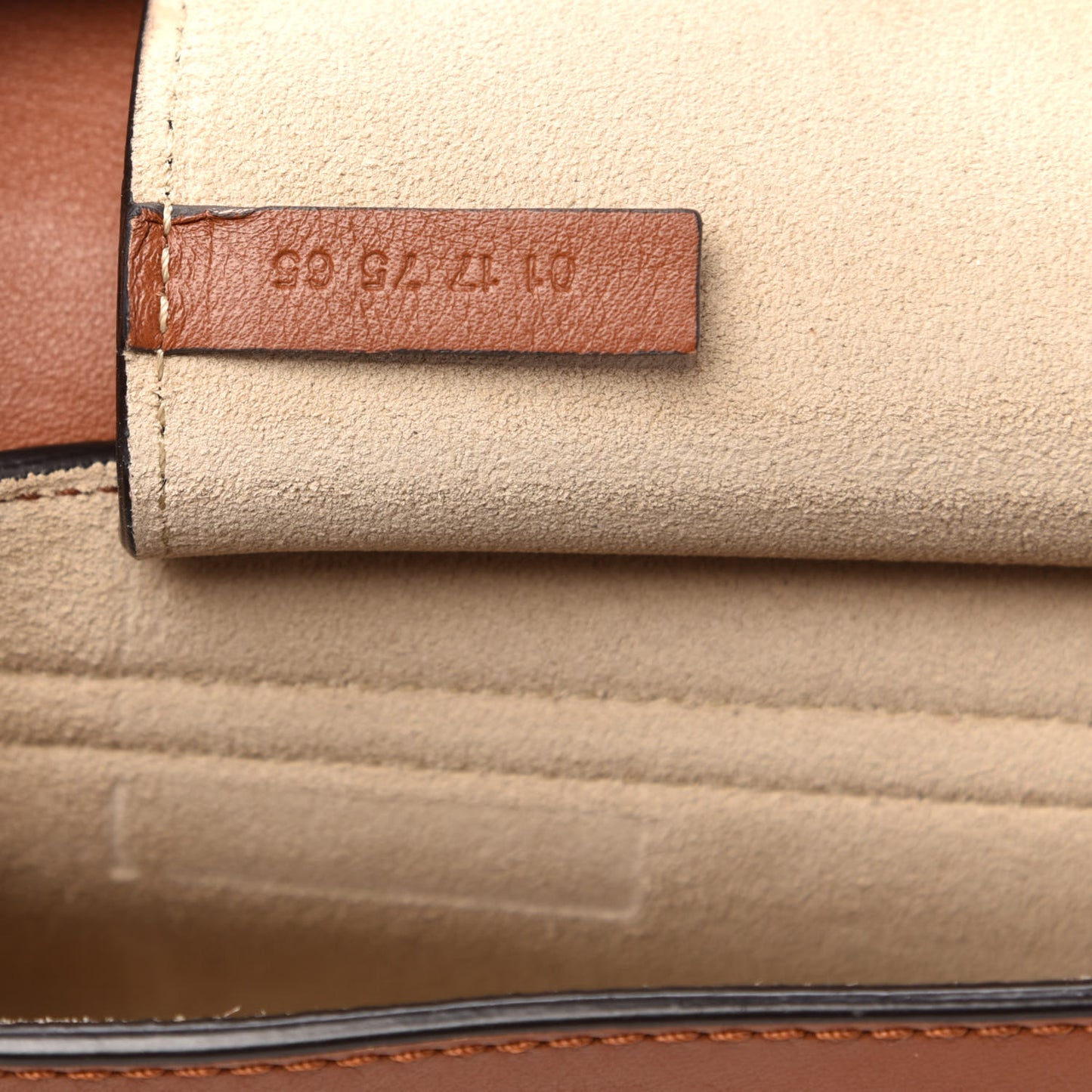 Suede Calfskin Mini Faye Shoulder Bag Tobacco