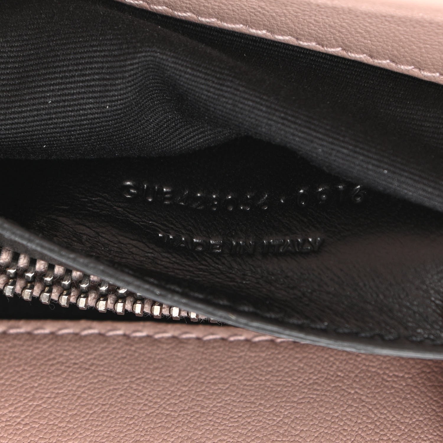 Saint Laurent Sheepskin Matelasse Chevron Monogram Medium College Bag Rose Poudre 6 of 10