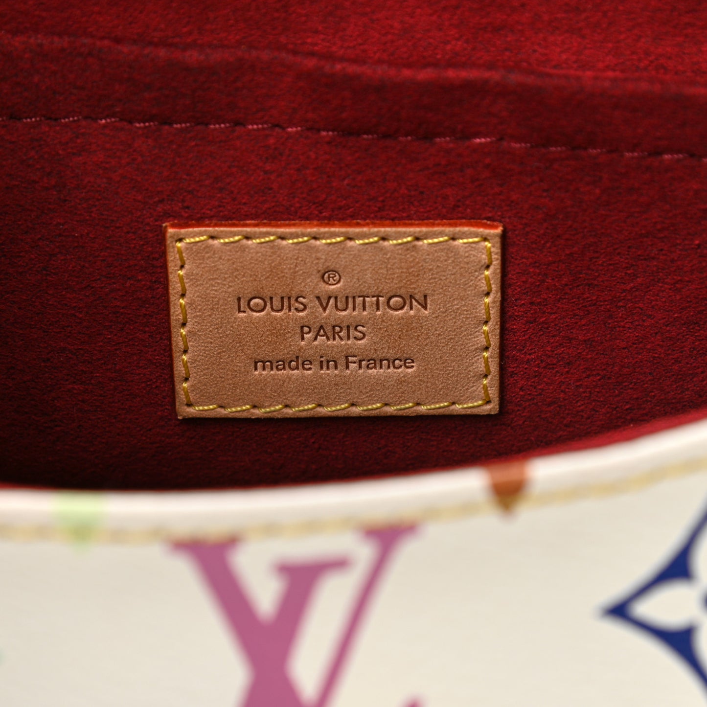 Monogram Multicolor Patti White