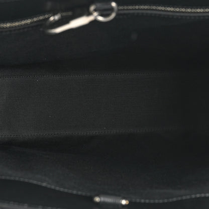 Gucci GG Supreme Monogram Azalea Calfskin Medium Retro Interlocking G Vertical Tote Bag Black 4 of 7