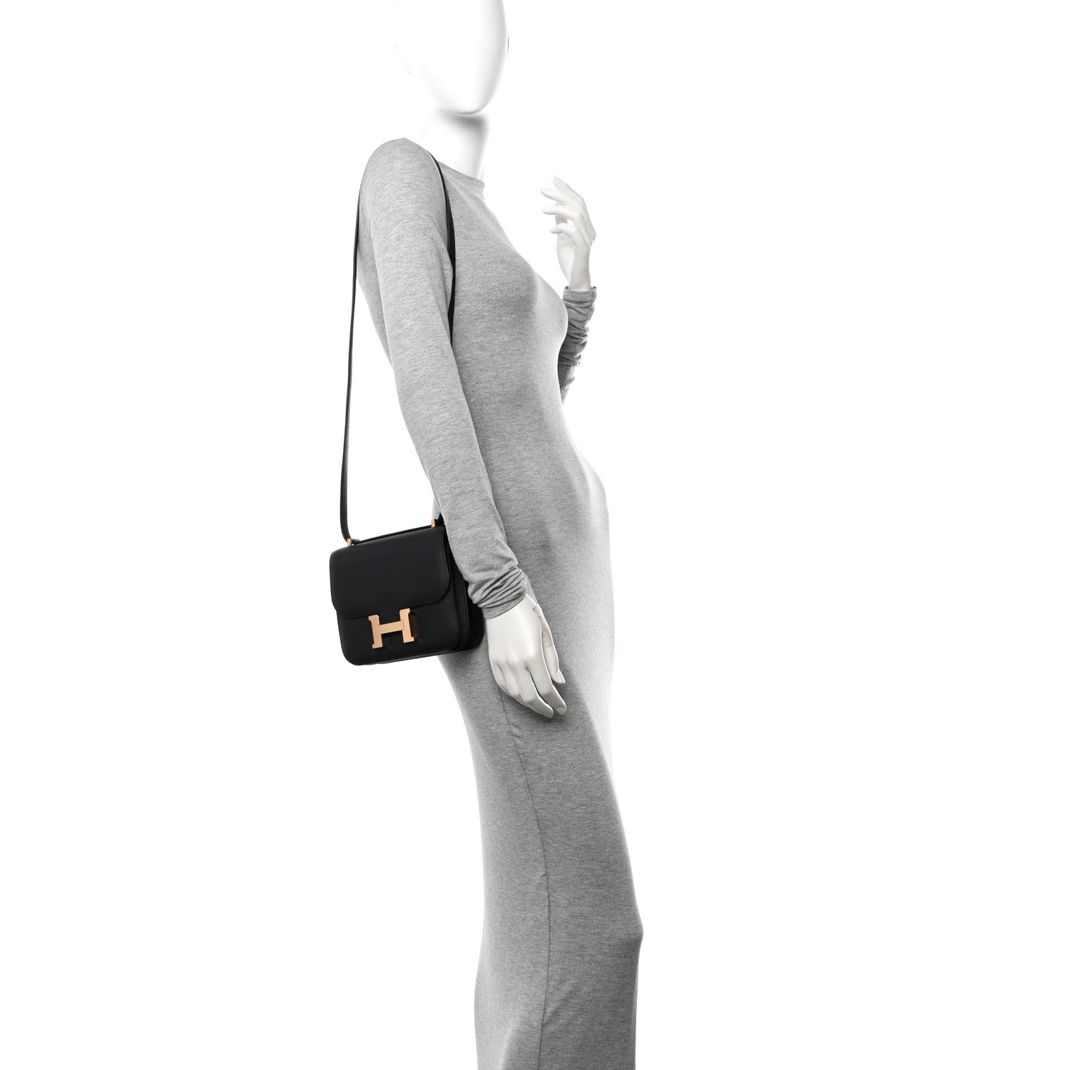 Hermes Epsom Constance 18 Black 2 of 10