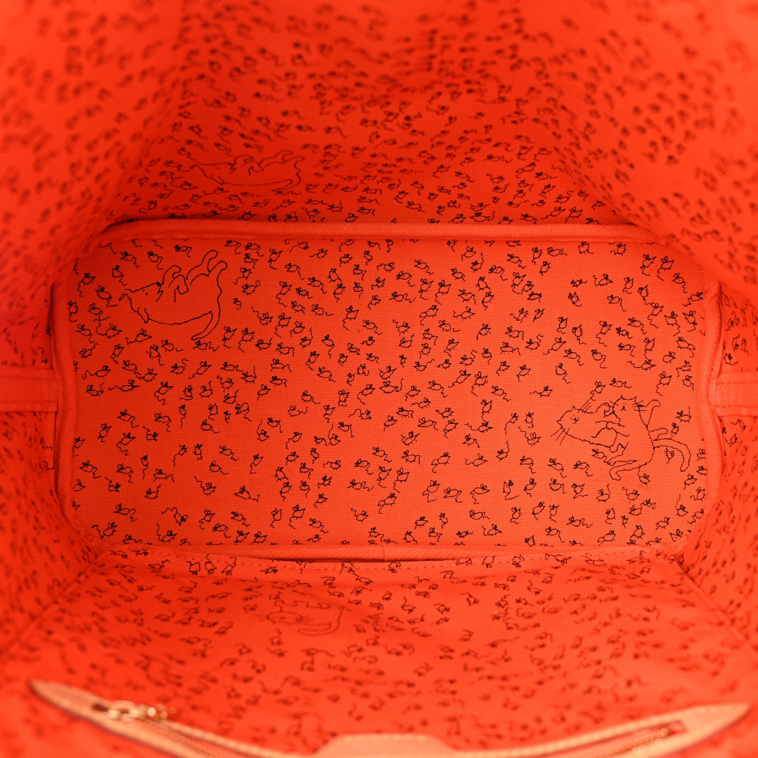 Louis Vuitton Catogram Neverfull MM Marron 5 of 9