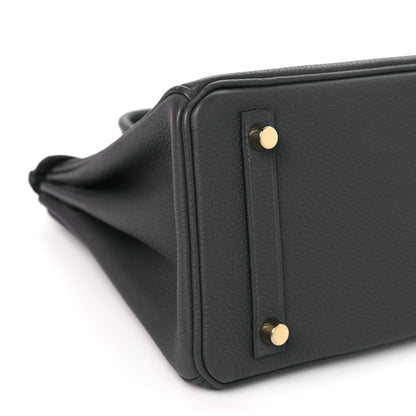 Hermes Togo Birkin 25 Gris Misty 9 of 11