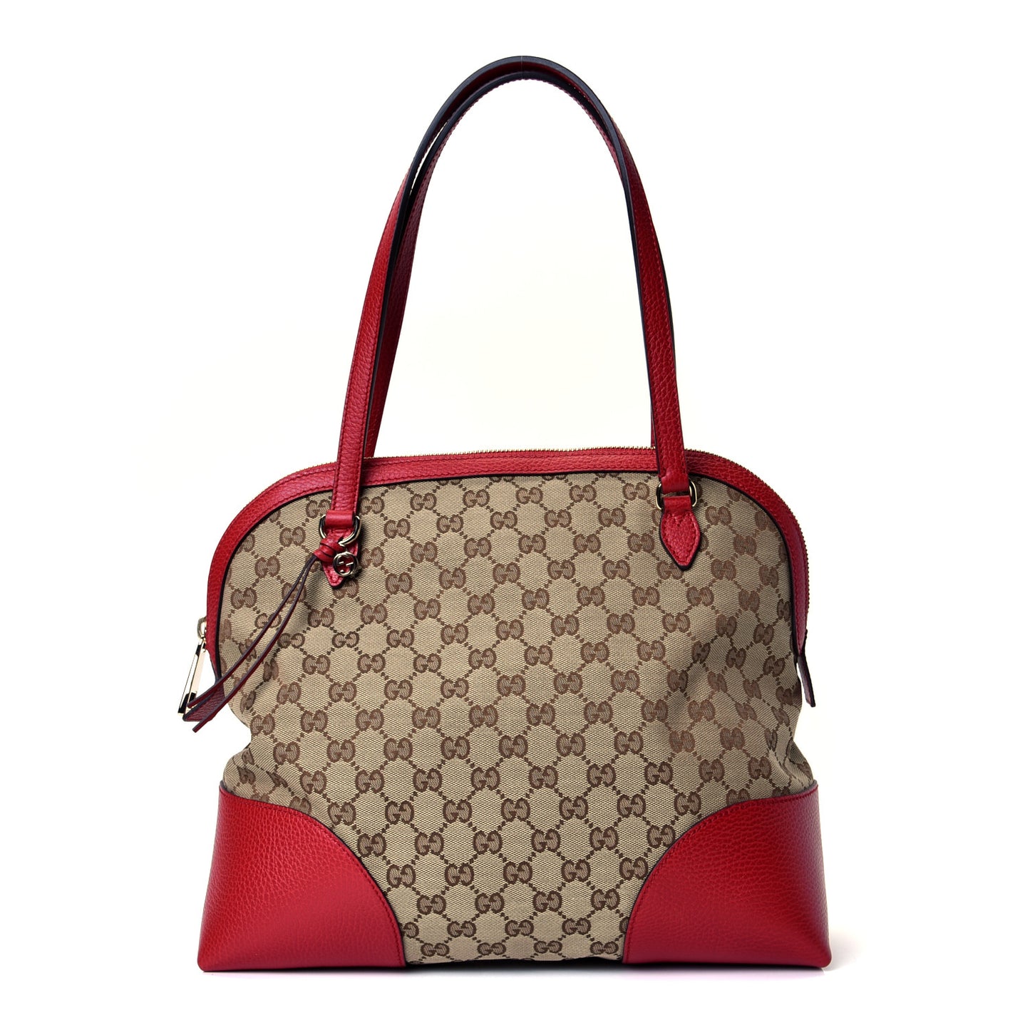 Monogram Medium Bree Shoulder Bag Red