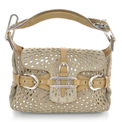 Jimmy Choo Suede Torquay Beige Silver 1 of 8