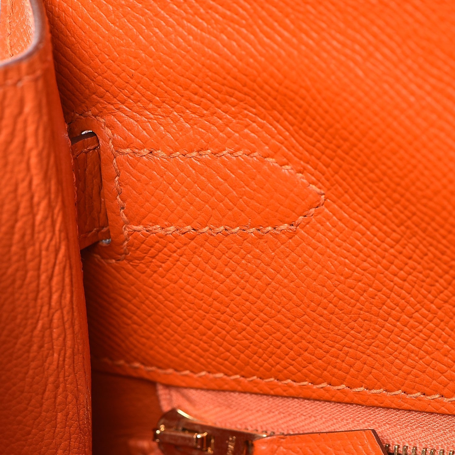 Hermes Epsom Kelly Sellier 35 Orange 17 of 37